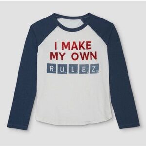 Scrabble Baseball Shirt